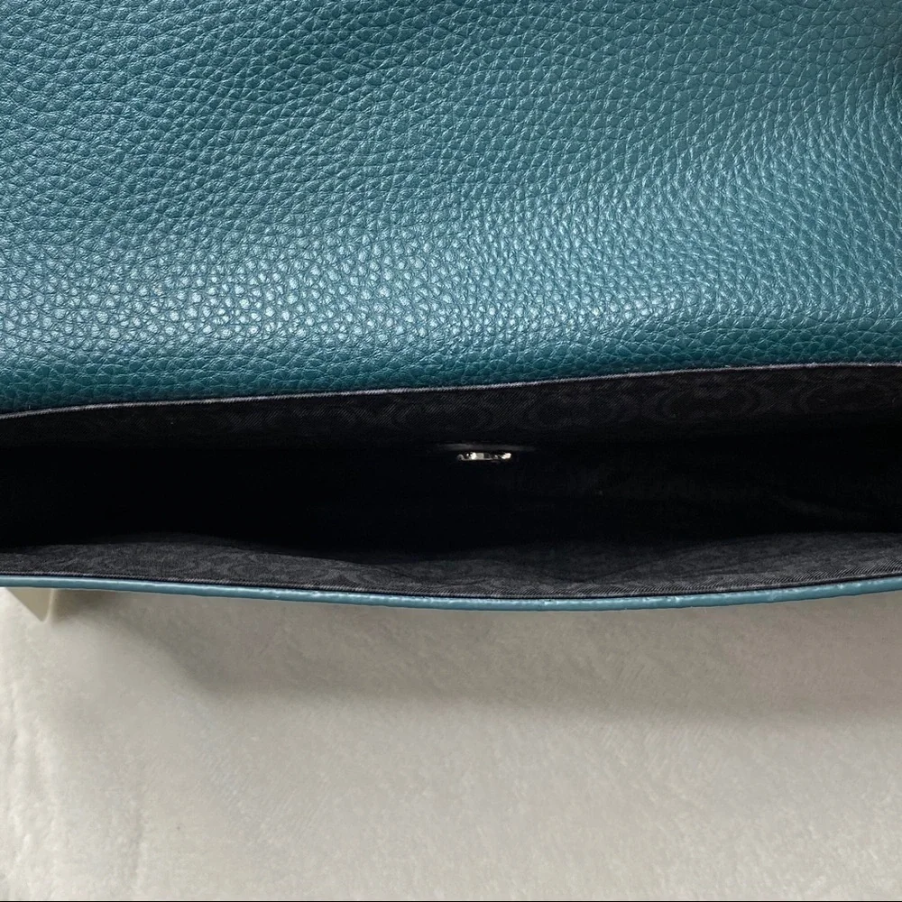 Charming Charlie Teal Clutch Wristlet Purse